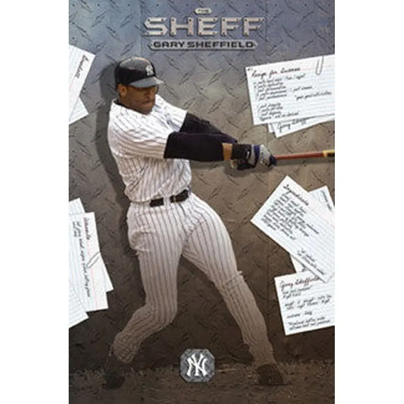 Gary Sheffield "The Sheff" New York Yankees Poster - Costacos 2004