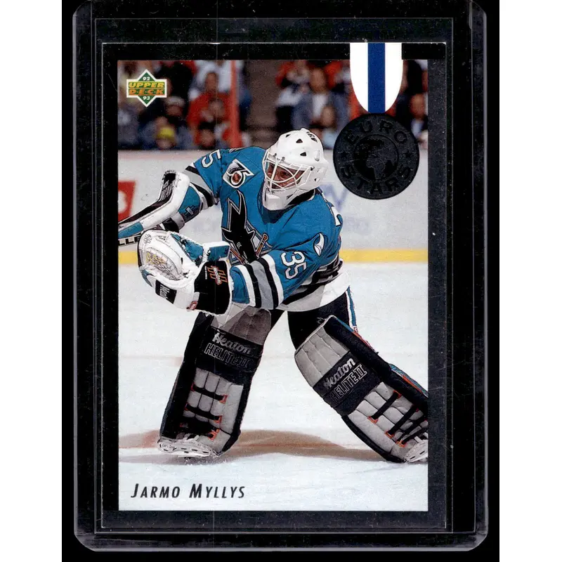 1992-93 Upper Deck - Euro Stars - Jarmo Myllys #E19
