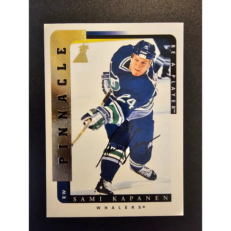 1996-97 Pinnacle Be A Player - Autographs - Sami Kapanen #145