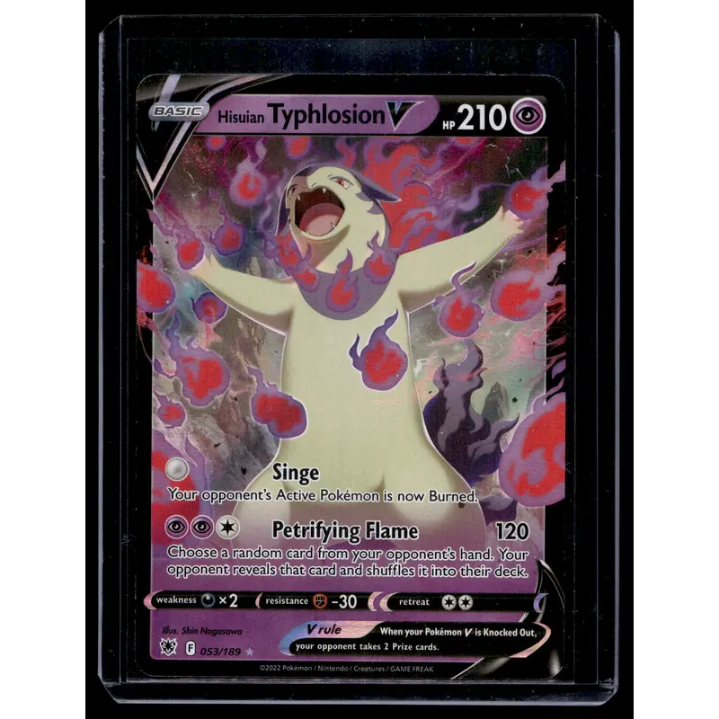 2022 Pokemon - Sword & Shield - Astral Radiance - Hisuian Typhlosion V #053
