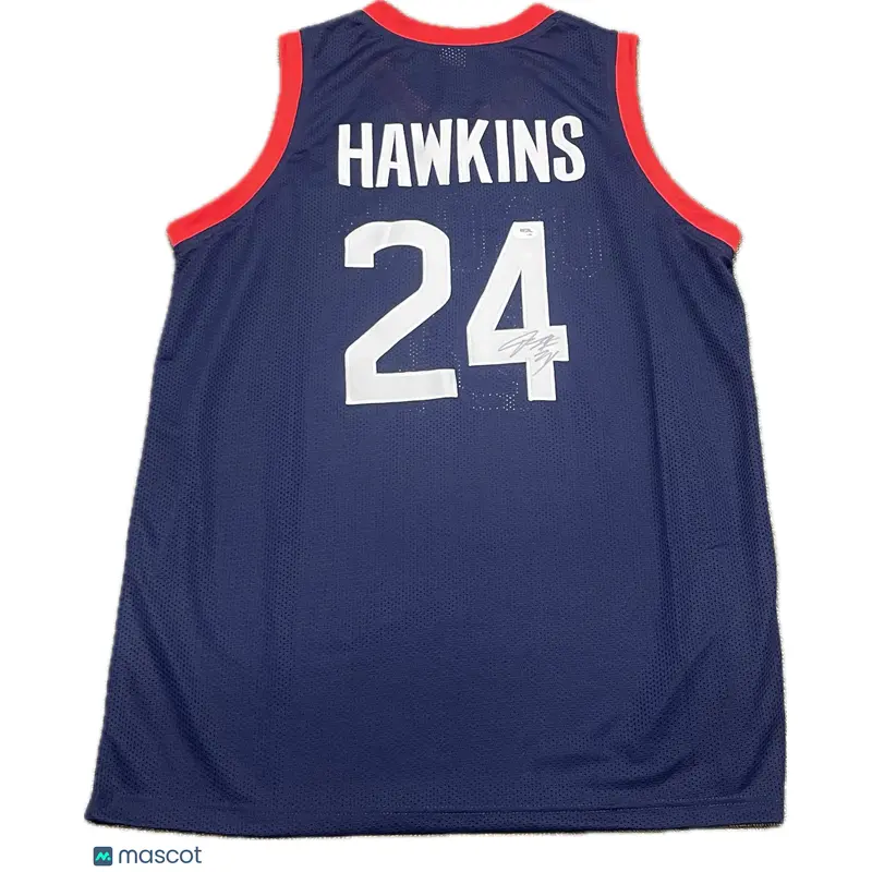Jordan Hawkins Signed Jersey PSA UConn Huskies Autographed