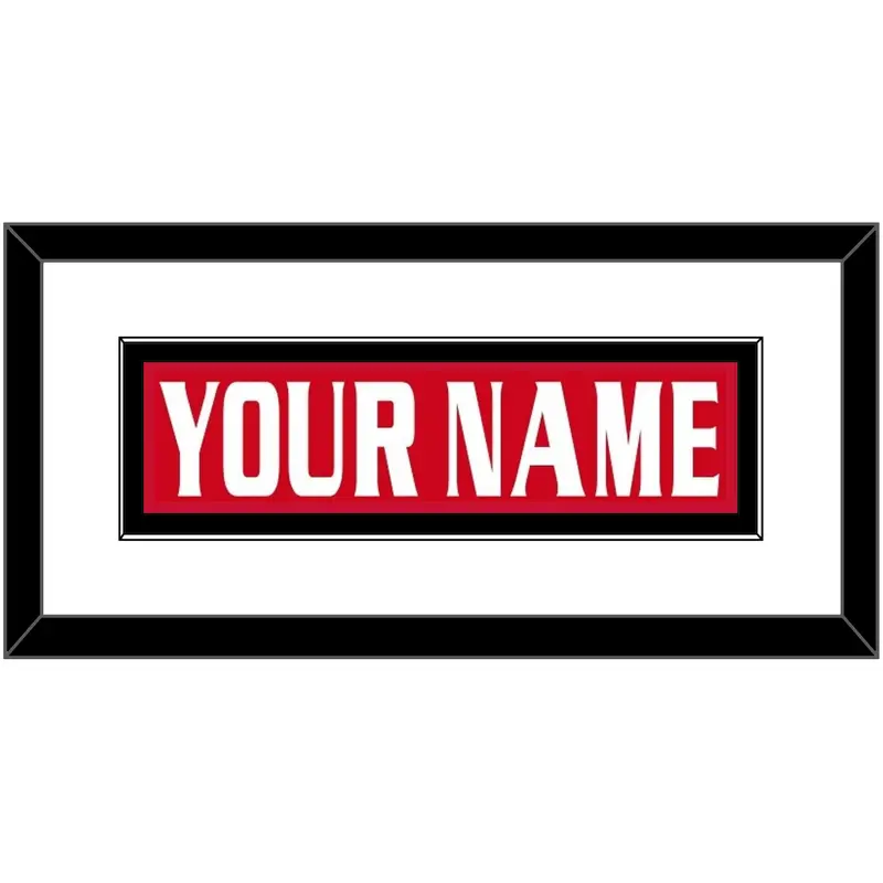 Ottawa Nameplate - Road/Home Red Jersey (1999-2007) - Single Mat 1
