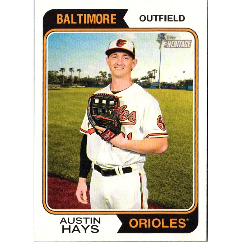 2023 Topps Heritage Austin Hays #52