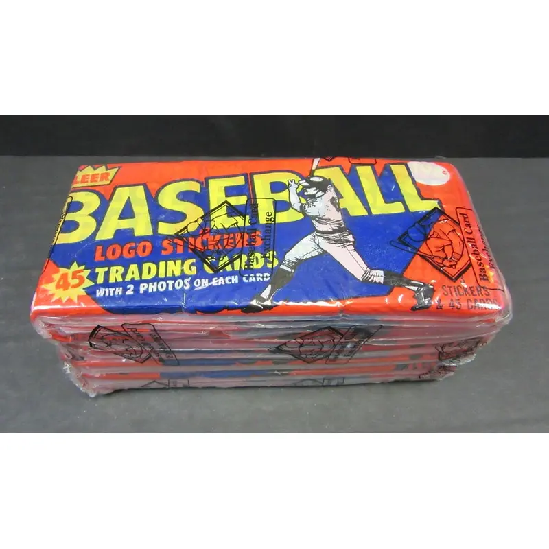 1983 Fleer Baseball Unopened Wax Pack Rack Pack (Lot of 12) (BBCE)