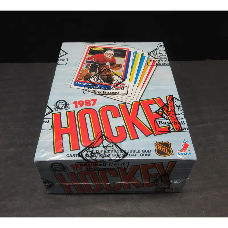 1986/87 OPC O-Pee-Chee Hockey Unopened Wax Box (Authenticate)