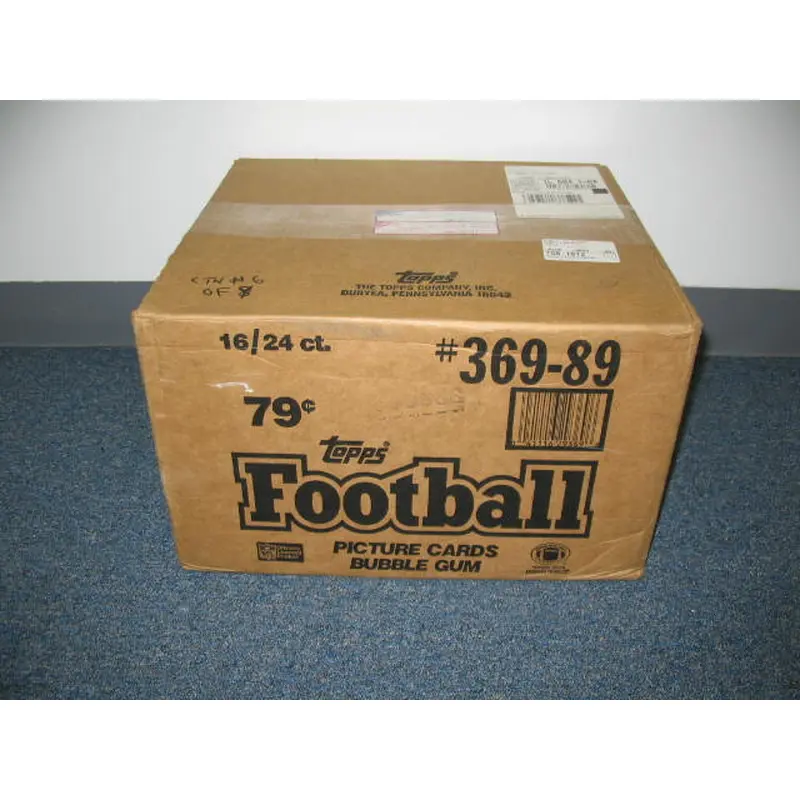 1989 Topps Football Cello Case (16 Box)