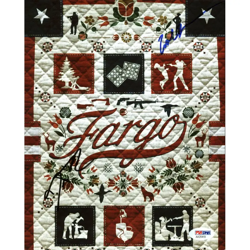 Jesse Plemons & Zahn MaCkarnon Fargo Authentic Signed 8X10 Photo PSA #AA20419