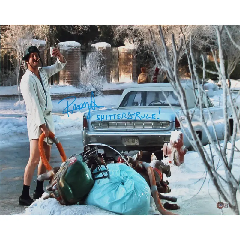 Randy Quaid Christmas Vacation "S******'s Rule!" Signed 16x20 Photo BAS #WM35364