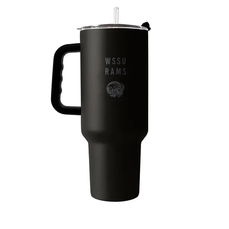 Winston Salem St 40oz Black Tonal Powder Coat Tumbler