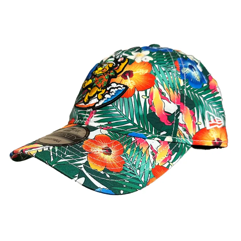 Clearwater BeachDogs New Era Floral 9TWENTY Cap