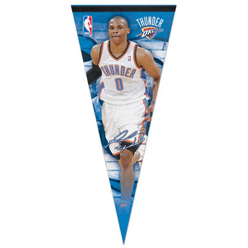 Russell Westbrook "BIG-TIME" Extra-Large Premium Felt Collector's Pennant