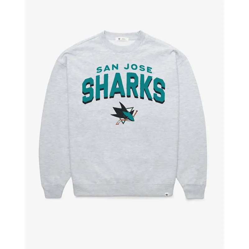 SAN JOSE SHARKS CAMPUS ARCH CLOUD '47 OVERSIZED CREW WOMENS