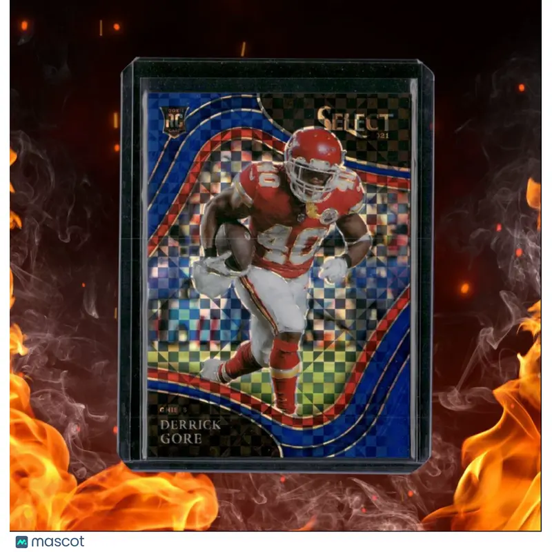 2021 Panini Select Derrick Gore Blue Power Prizm Rookie 37/49 #384