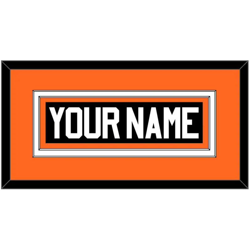 Philadelphia Nameplate - Road White (2010-2017) - Double Mat 1