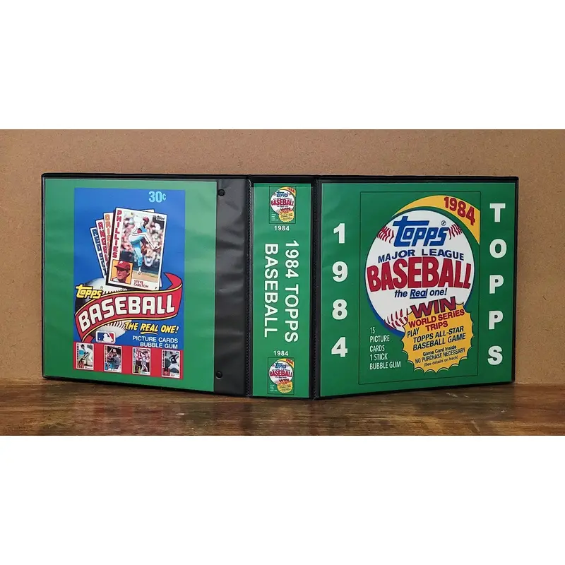 1984 Topps Baseball Cards Custom Made Album Binder 3 Sizes - 3599