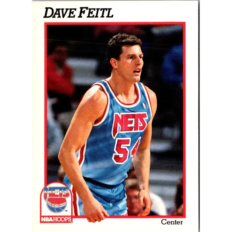 1991 Hoops Dave Feitl #399 Rookie
