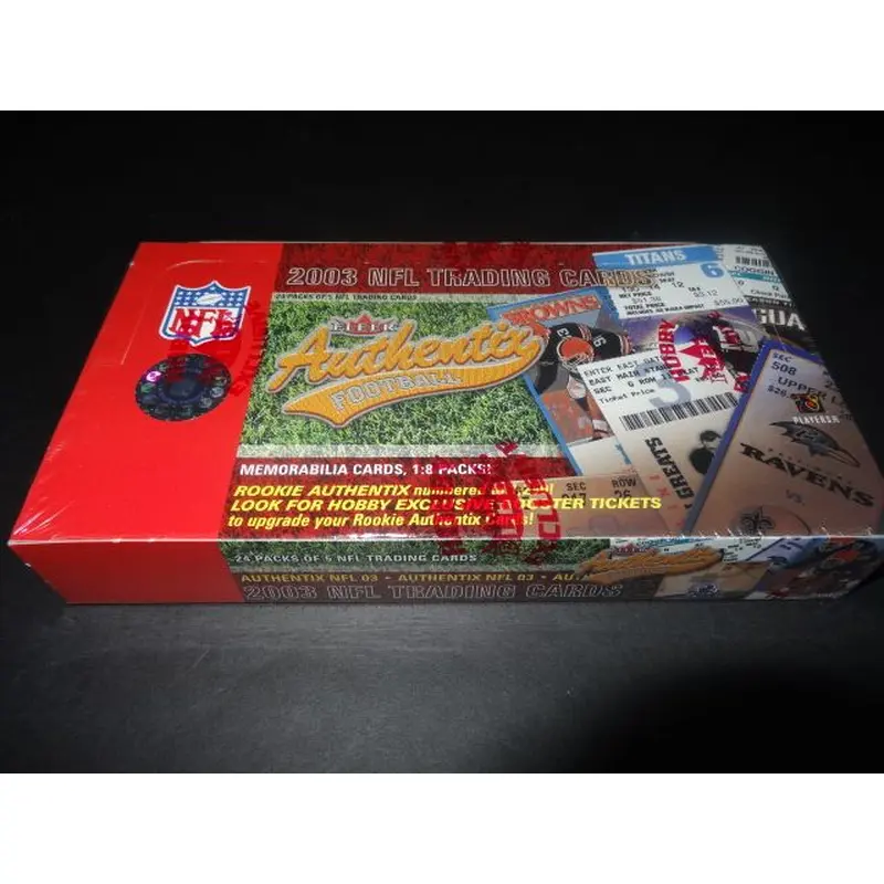 2003 Fleer Authentix Football Box (Hobby)