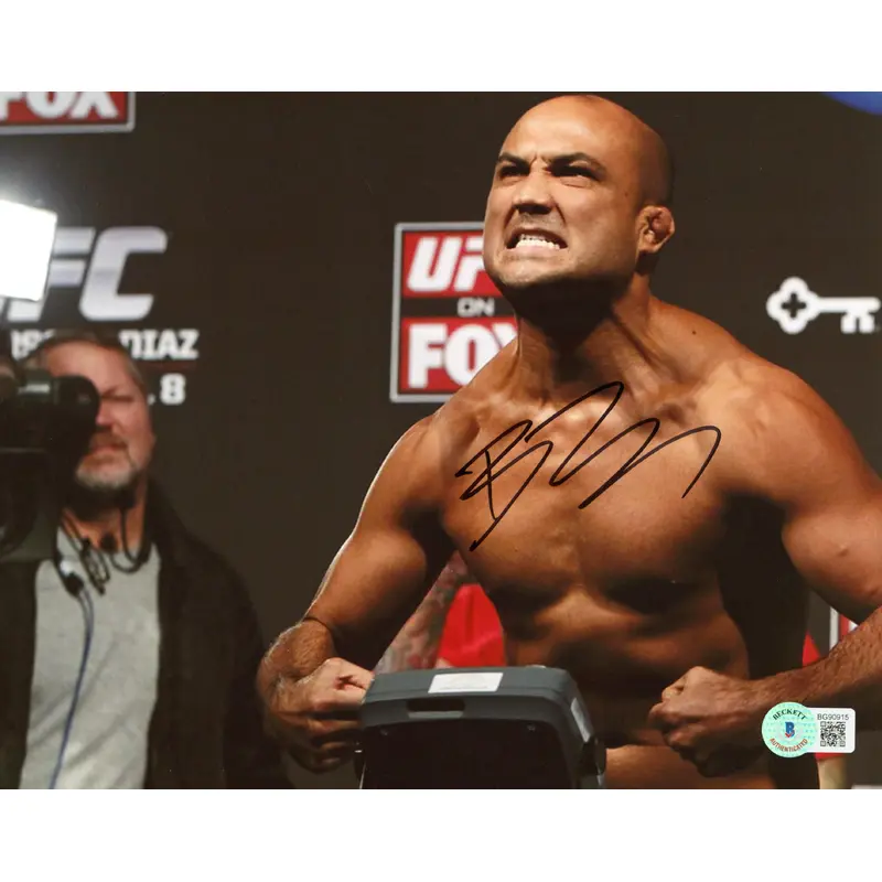 B.J. Penn UFC Authentic Signed 8x10 Photo Autographed BAS #BG90915