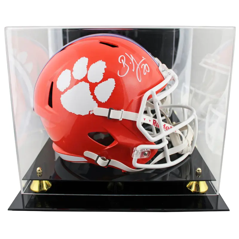 Clemson Brian Dawkins Signed F/S Speed Rep Helmet W/ Case w/ White Sig BAS Wit