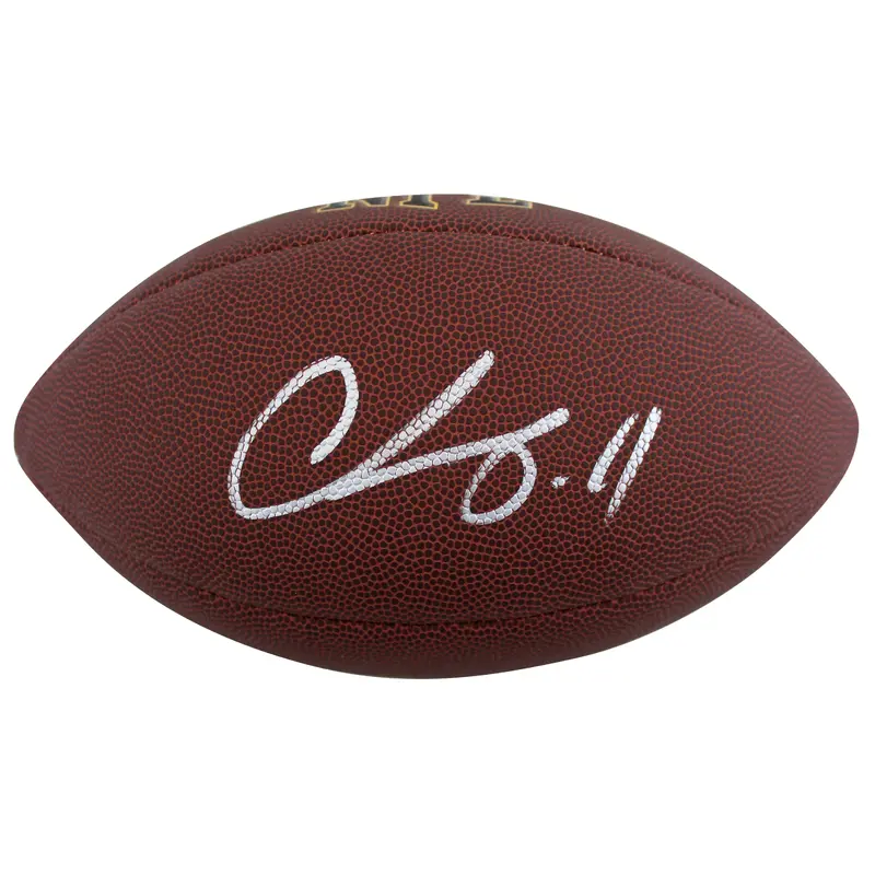 Steelers Chase Claypool Authentic Signed Super Grip Nfl Football BAS Witnessed