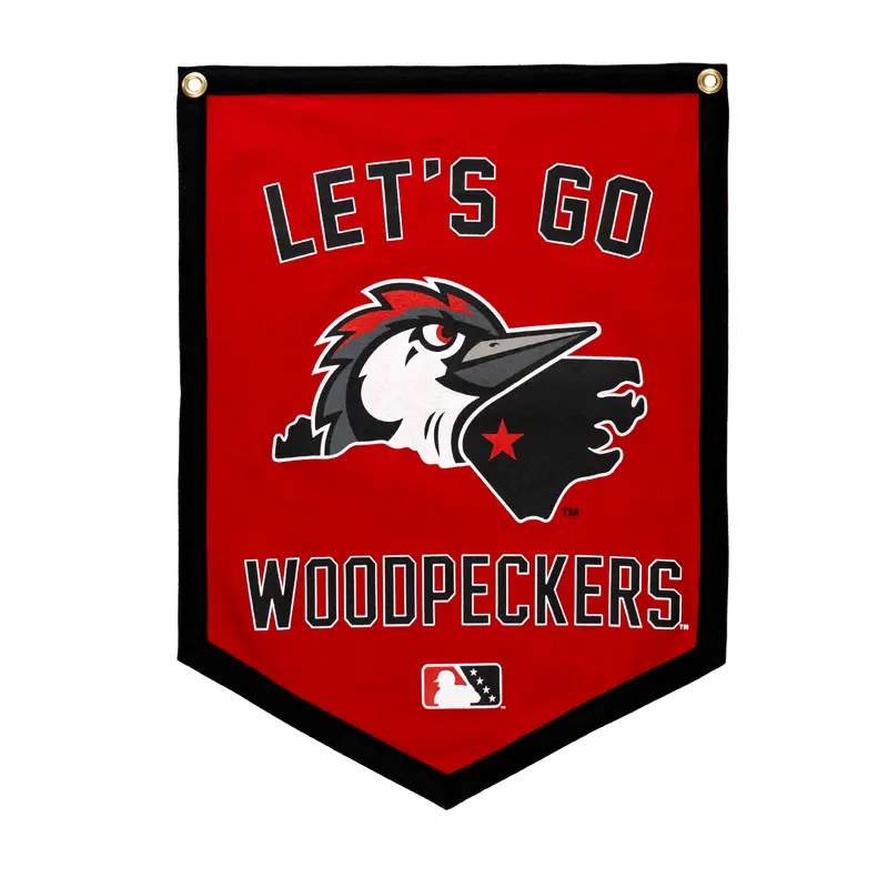 Fayetteville Woodpeckers Oxford Woodpeckers Camp Flag