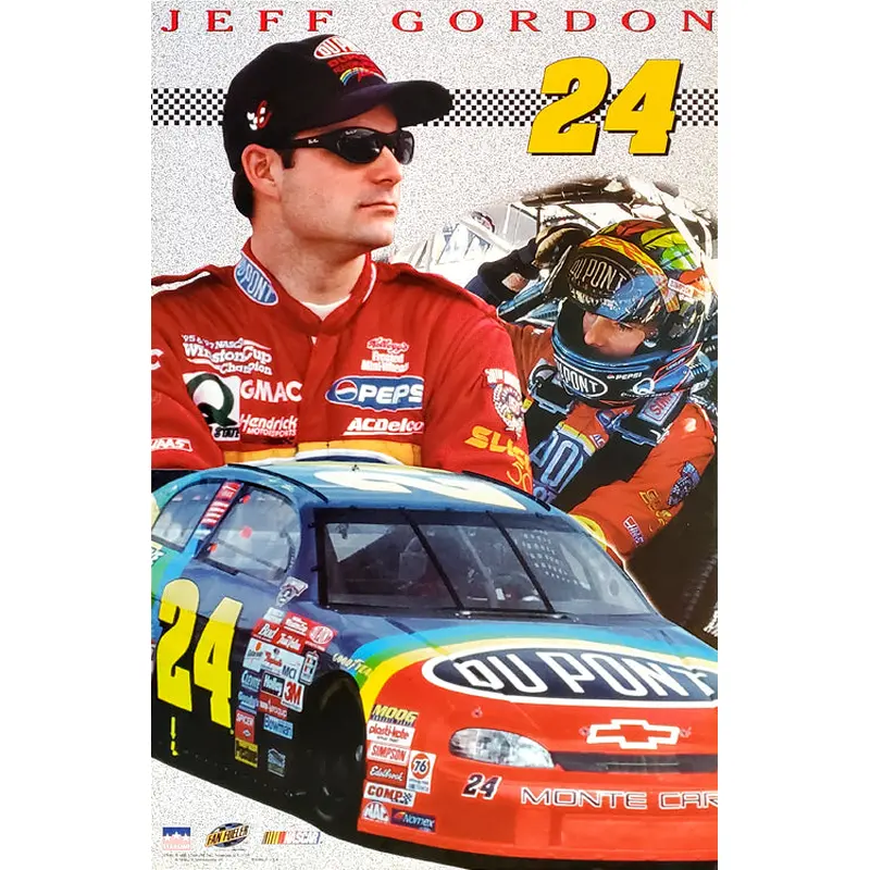 Jeff Gordon "Superstar" Official NASCAR #24 Racing Poster - Starline 1998