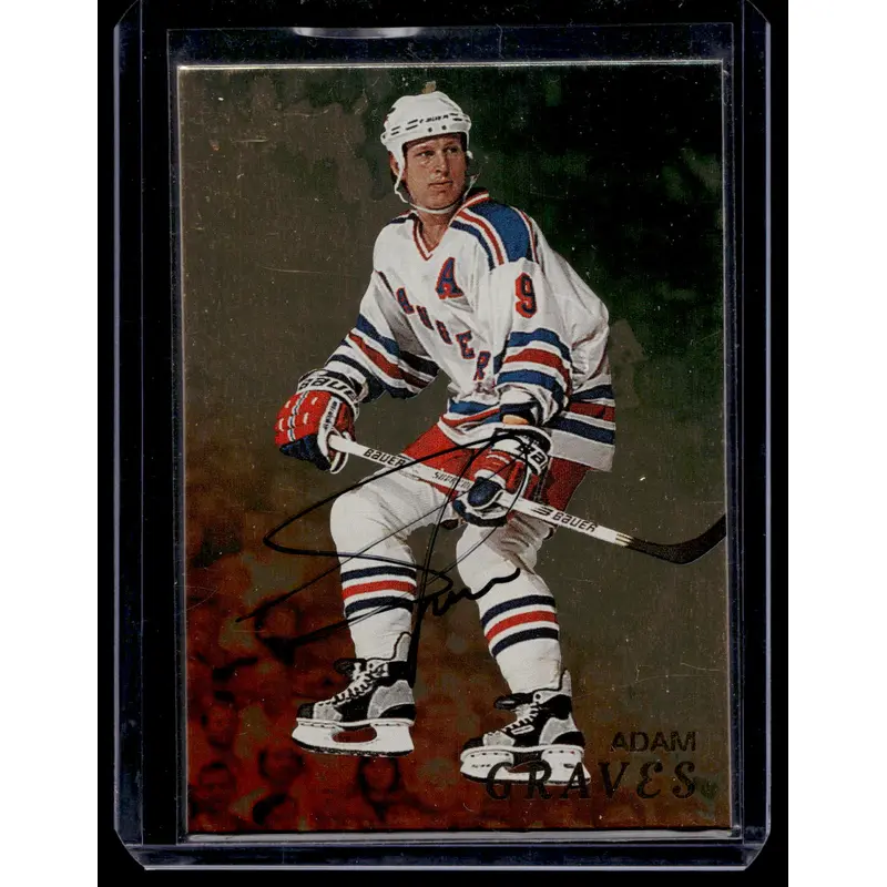 1998-99 In the Game Be A Player - Gold Autographs - Adam Graves #91
