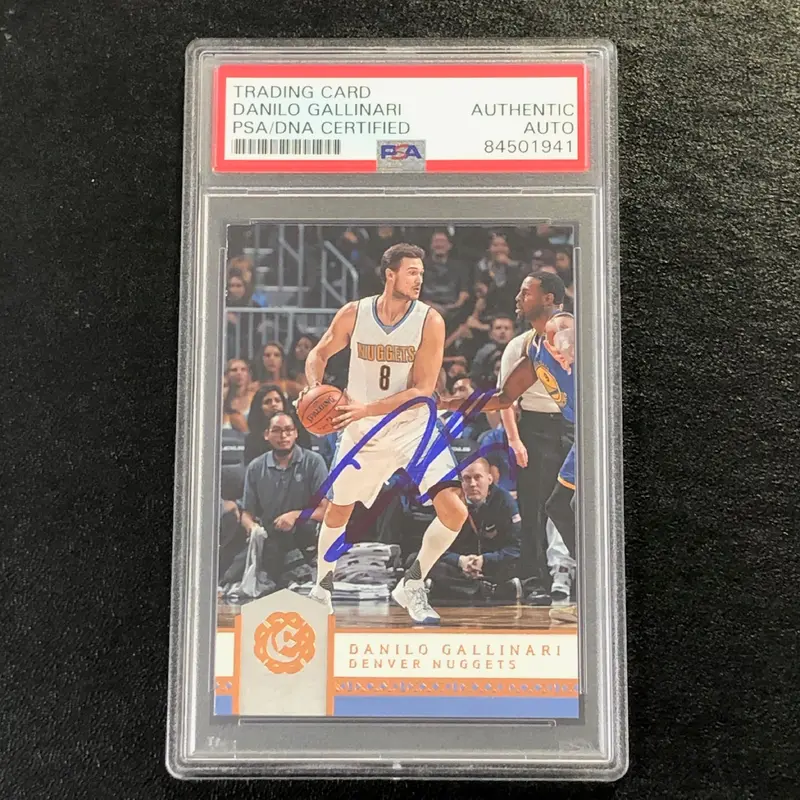 2016-17 Panini Excalibur #48 Danilo Gallinari Signed AUTO PSA Slabbed Nuggets