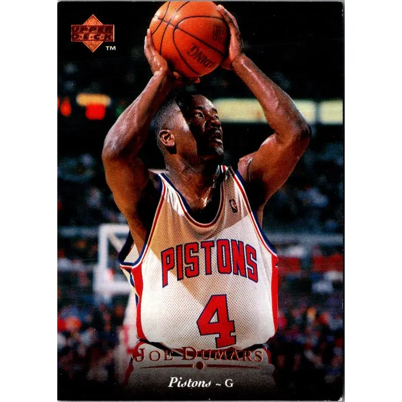 1995 Upper Deck Electric Court Joe Dumars #38