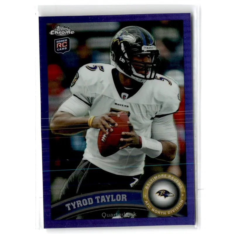 2011 Topps Chrome Purple Refractors Tyrod Taylor #26 253/499