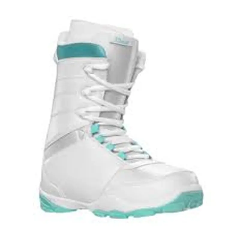 New Women's 5th Element L-1 Snowboard Boots Size 6 - White/Teal