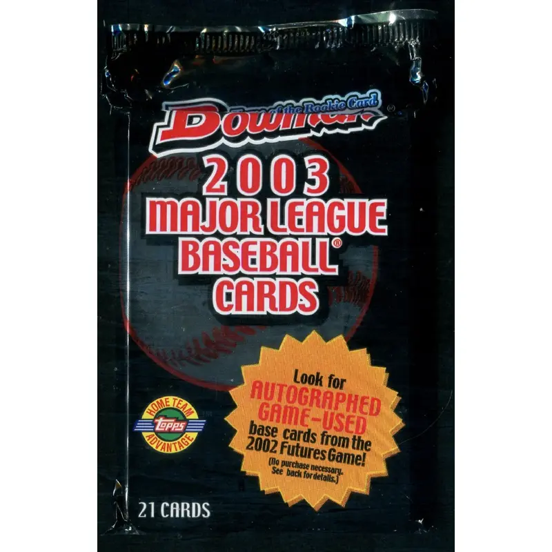2003 Bowman Baseball Unopened Jumbo Pack (HTA) (21)