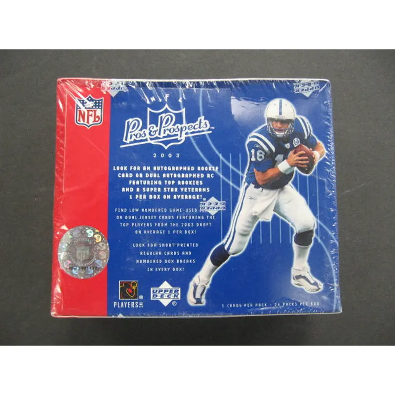 2003 Upper Deck Pros & Prospects Football Box (Hobby)