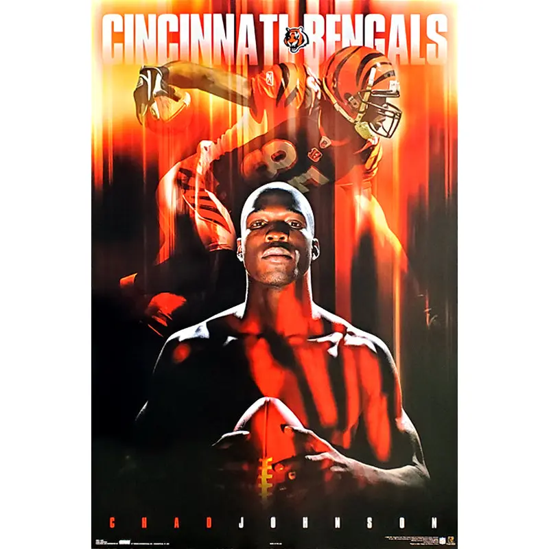 Chad Johnson "Ball Master" Cincinnati Bengals NFL Action Poster - Costacos 2005