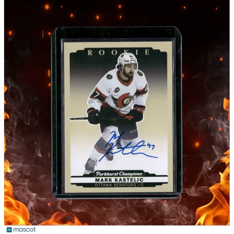 2022-23 Upper Deck Parkhurst Champions Mark Kastelic Rookie Auto #278