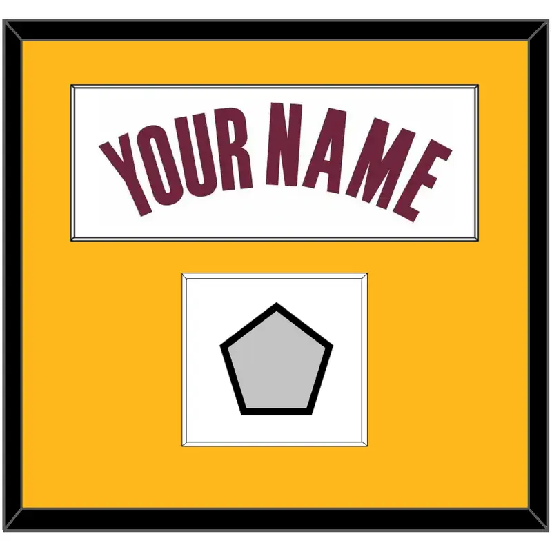 Cleveland Name & Champions Patch - Home White (2010-2017) - Single Mat 1