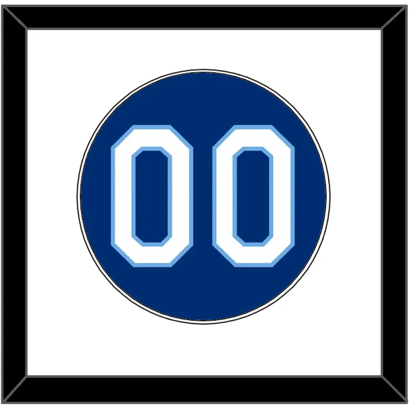 Kansas City Number - Alternate Blue - Single Mat 1
