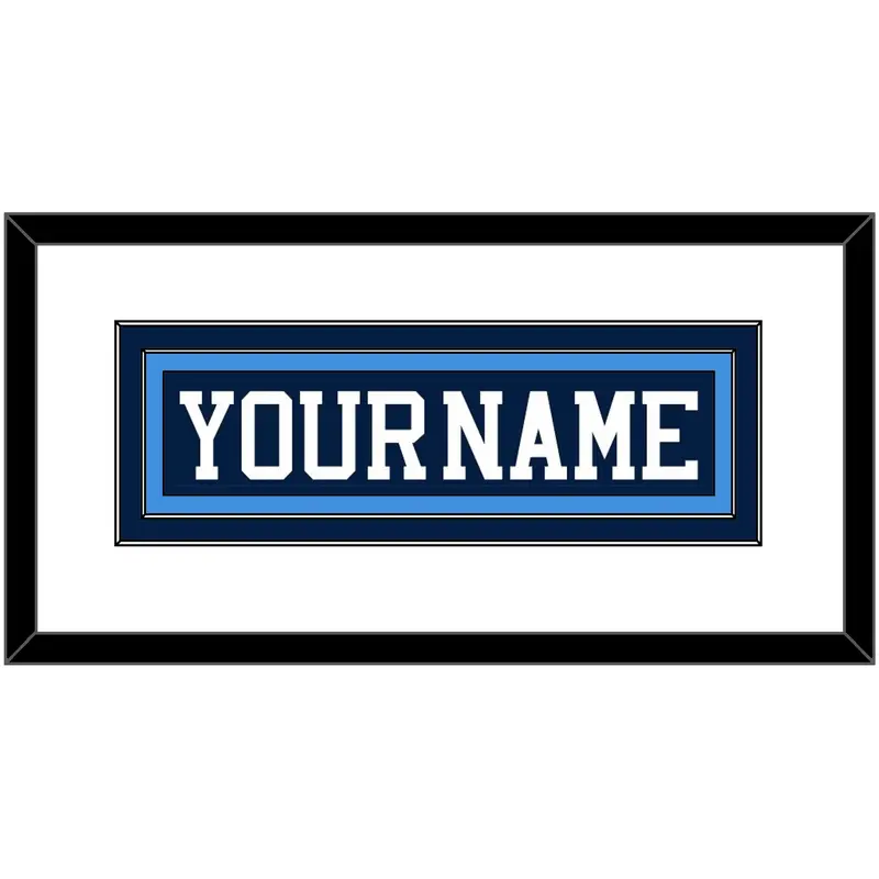 Pittsburgh Nameplate - Road Blue (1977-1980) - Double Mat 1