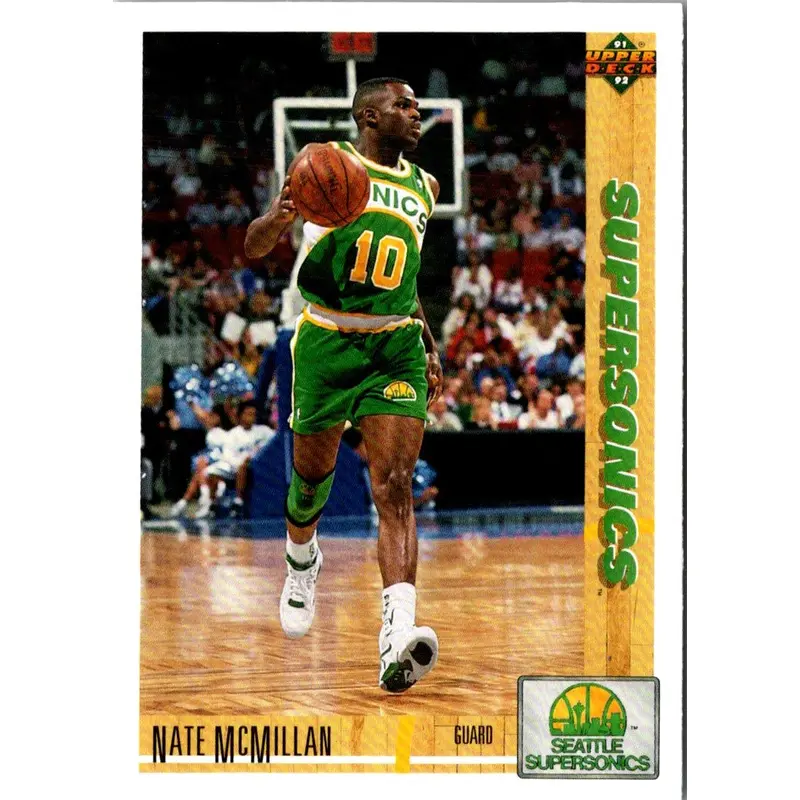 1991 Upper Deck Nate McMillan #186