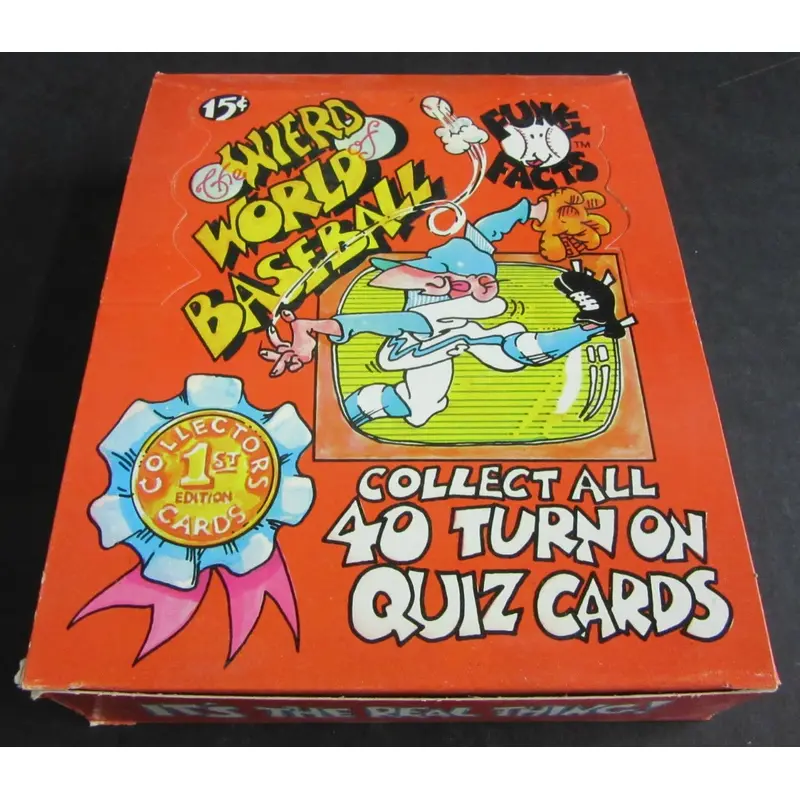1976 Funky Sales Weird World Of Baseball Unopened Box