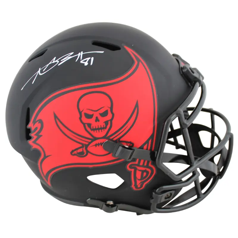 Buccaneers Antonio Brown Signed Eclipse Full Size Speed Rep Helmet JSA Witness