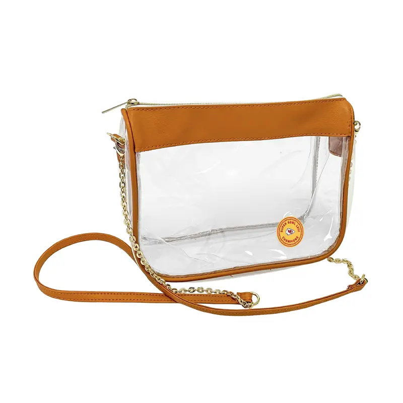 Kansas City Chiefs SB 58 Champions Tan Hype Bag