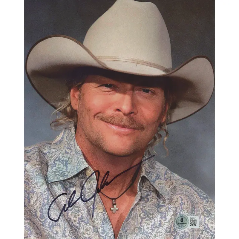 Alan Jackson Country Musician Authentic Signed 8x10 Photo BAS #BN73177