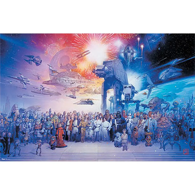 The Star Wars Universe by Tsuneo Sanda Wall POSTER - Trends International