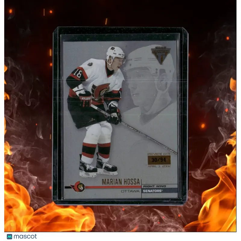 2001-02 Pacific Private Stock Titanium Marian Hossa  30/94 #100