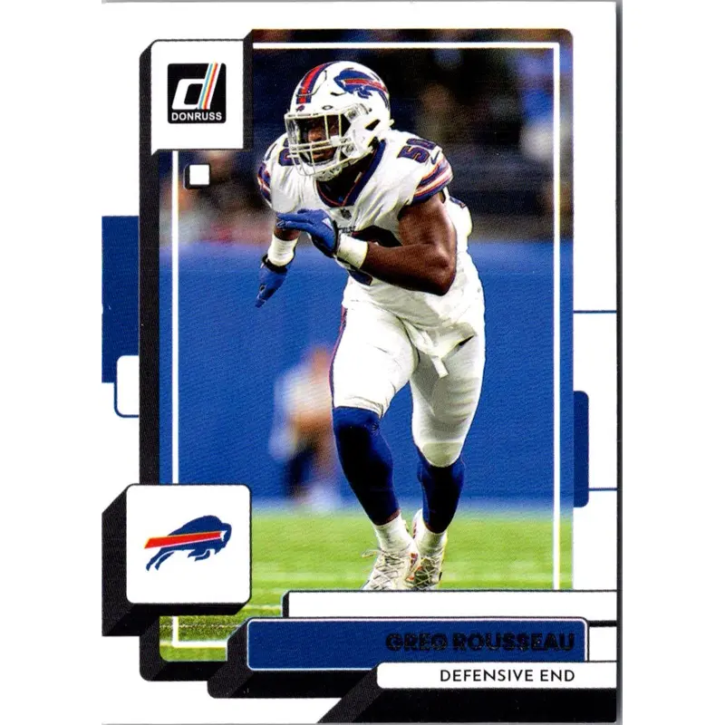 2022 Donruss Blue Press Proof Greg Rousseau #118