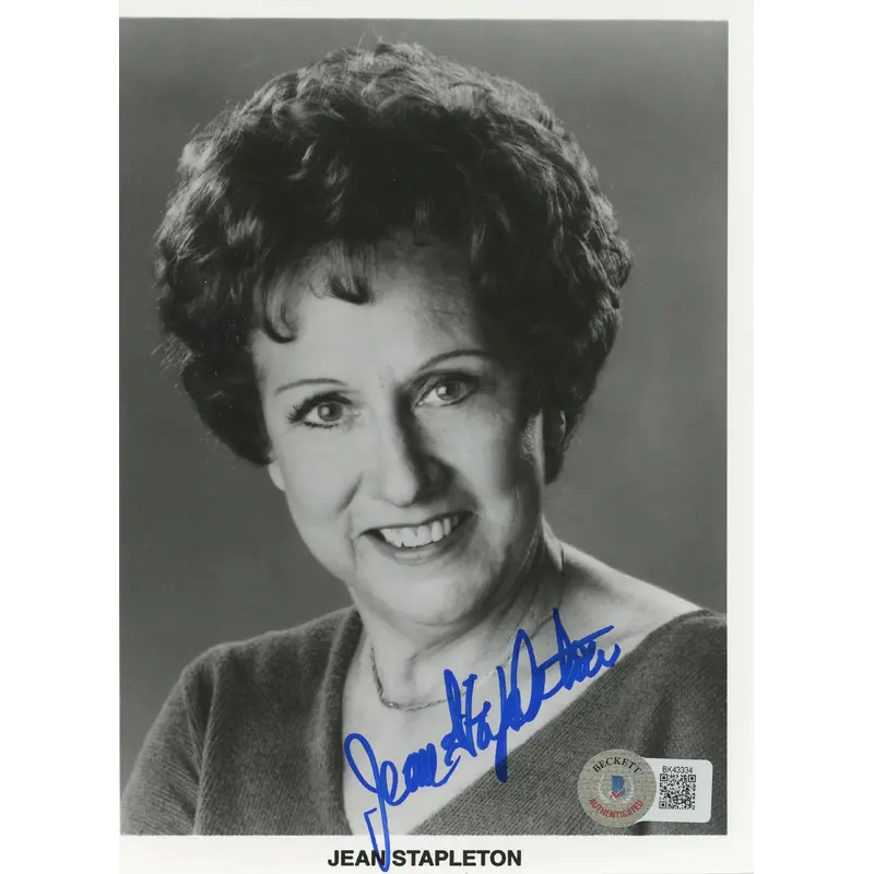 Jean Stapleton All In The Family Authentic Signed 5x7 Photo BAS #BK43334