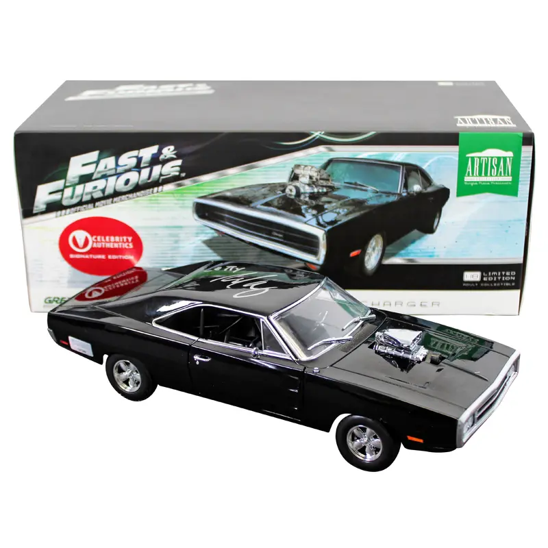Michelle Rodriguez "Letty" Signed 1970 Dodge Charger 1:18 Scale Die Cast Car BAS