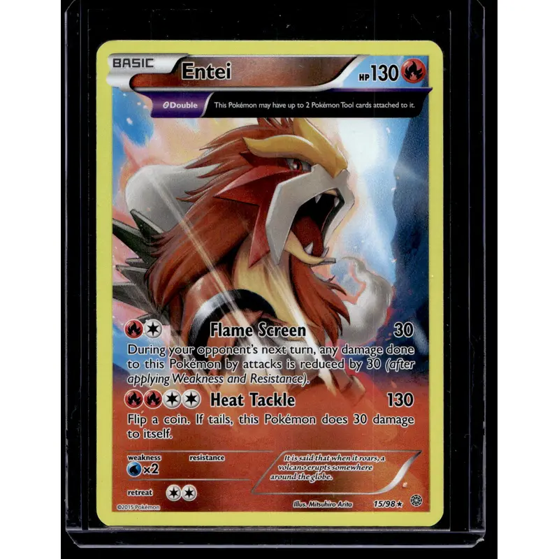 2015 Pokemon XY - Ancient Origins - Entei #15