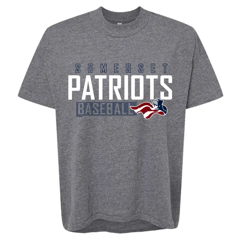 Somerset Patriots Women's Granite Heather Oversized Hi-Low Citadel Tee